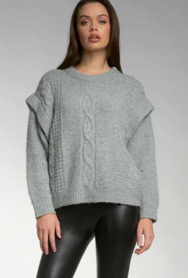 Grey Sweater - Eden Lifestyle