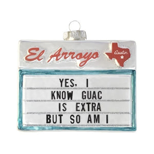 El Arroyo Ornament - Guac is Extra - Eden Lifestyle