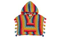 Mimi & Maggie, Girl - Outerwear,  Mimi & Maggie - Guatemalan Rainbow Poncho