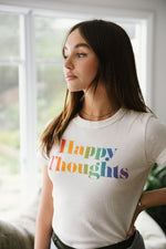 Chaser, Women - Shirts & Tops,  Chaser Happy Thoughts Tee