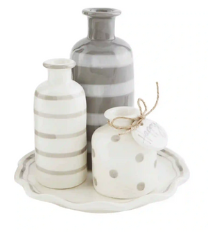 Mud Pie Happy Multi Bud Vase - Eden Lifestyle