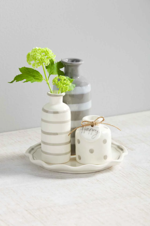 Mud Pie Happy Multi Bud Vase - Eden Lifestyle