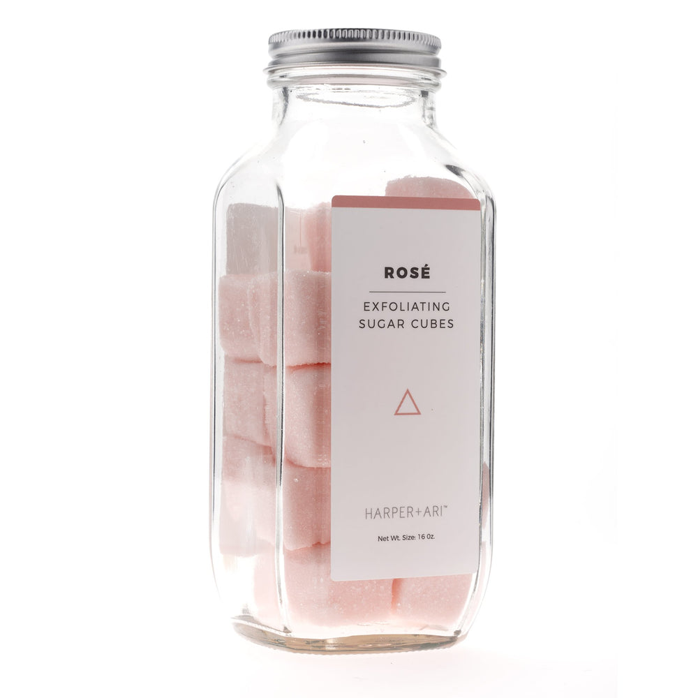 Harper + Ari, Gifts - Beauty & Wellness,  Harper + Ari - Exfoliating Sugar Cube Bottle - Rose
