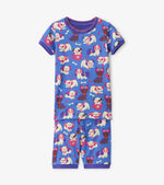 Hatley, Girl - Pajamas,  Hatley - Puppy Love Organic Cotton Short Pajama Set