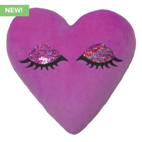Iscream, Gifts - Kids Misc,  Heart Eyes Scented Reversible Sequin Pillow