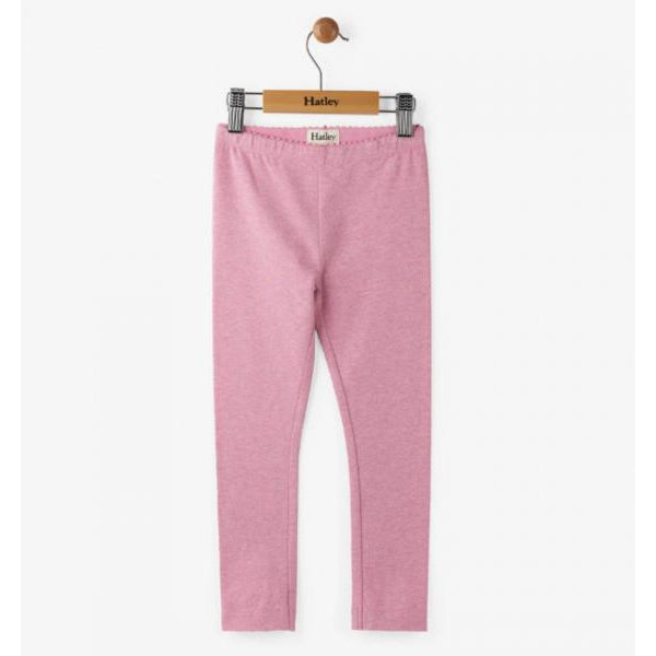 Hatley, Girl - Leggings,  Hatley Heather Pink Legging