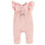 Jessica Simpson, Baby Girl Apparel - Rompers,  Heathered Coverall