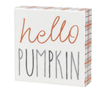 Collins, Home - Decorations,  Hello Pumpkin Sign