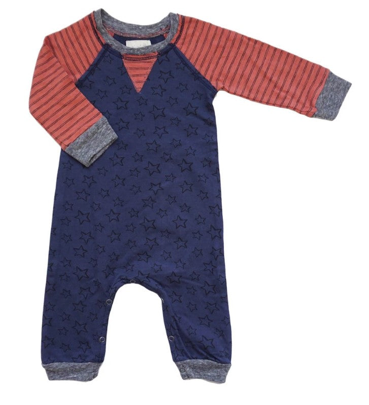 Miki Miette, Baby Boy Apparel - One-Pieces,  Miki Miette Henry Romper Recess