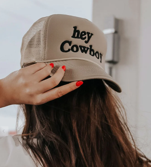 Hey Cowboy Trucker Hat - Eden Lifestyle