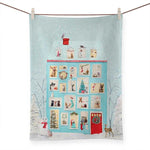 Festive Holiday House Tea Towel - Eden Lifestyle