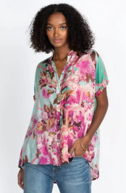 Johnny Was Hunny Nahai Tunic - Eden Lifestyle