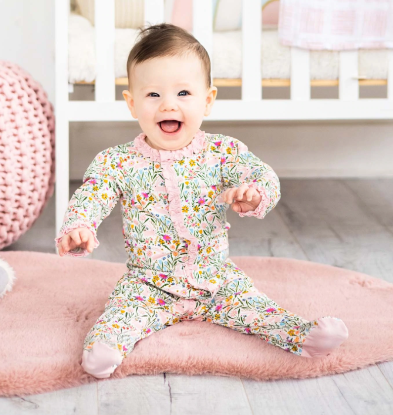 Magnetic Me by Magnificent Baby Hunny Bunny Modal Magnetic Footie - Eden Lifestyle