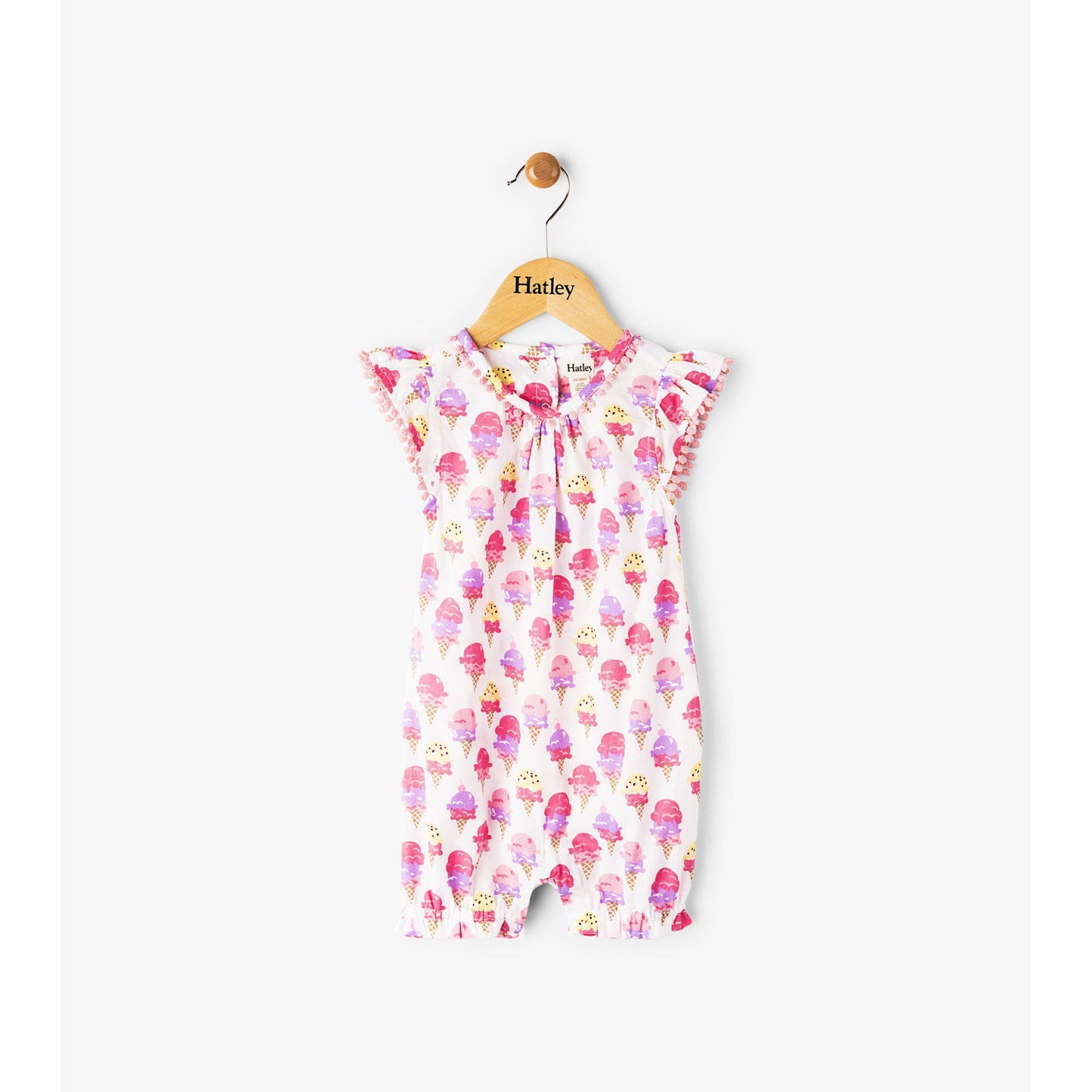 Hatley, Baby Girl Apparel - Rompers,  Hatley Ice Cream Sprinkles Mini Woven Romper