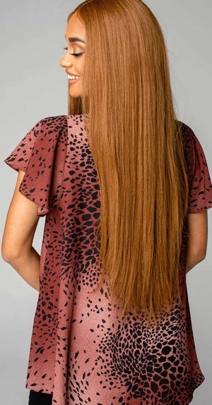 Avril Puma V Neck Top - Eden Lifestyle