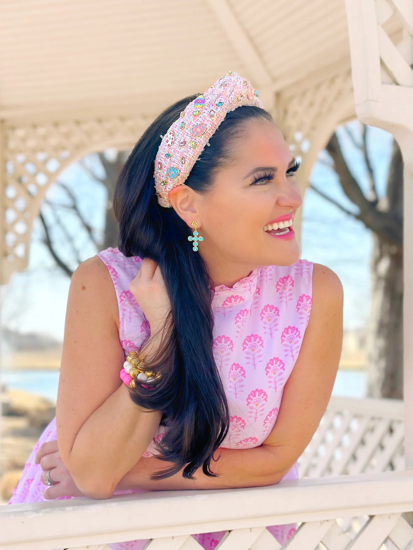 Adult Size Easter Egg Tweed Headband - Eden Lifestyle