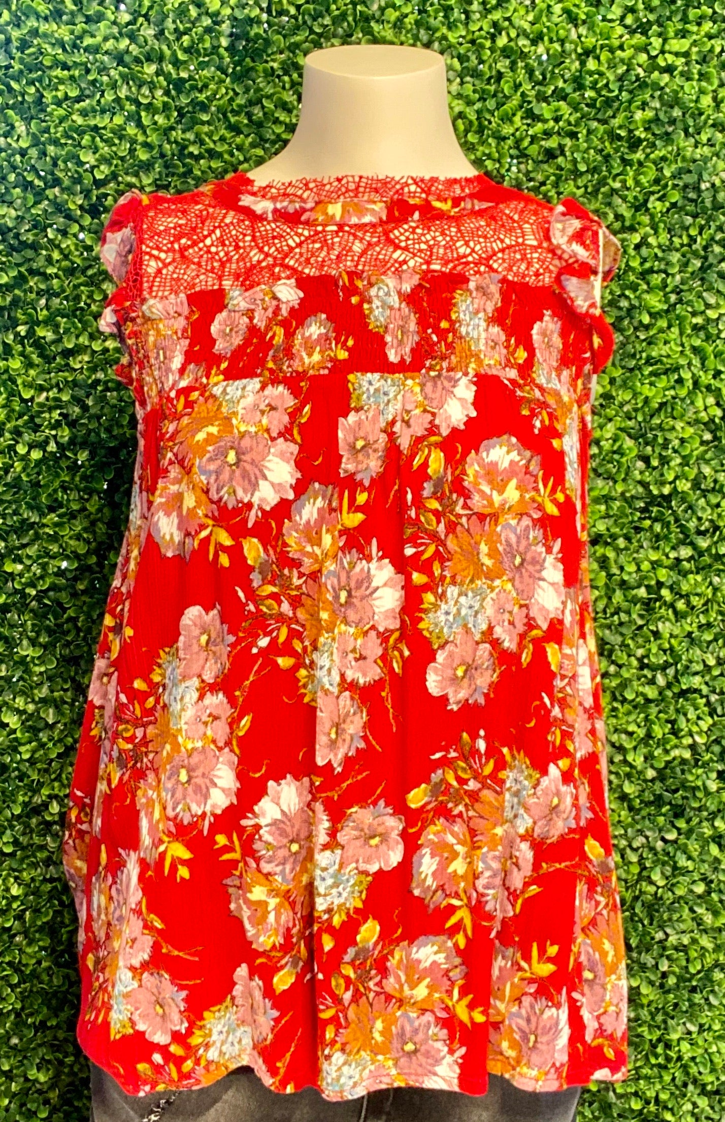 Week&, Women - Shirts & Tops,  Ruby Red Top