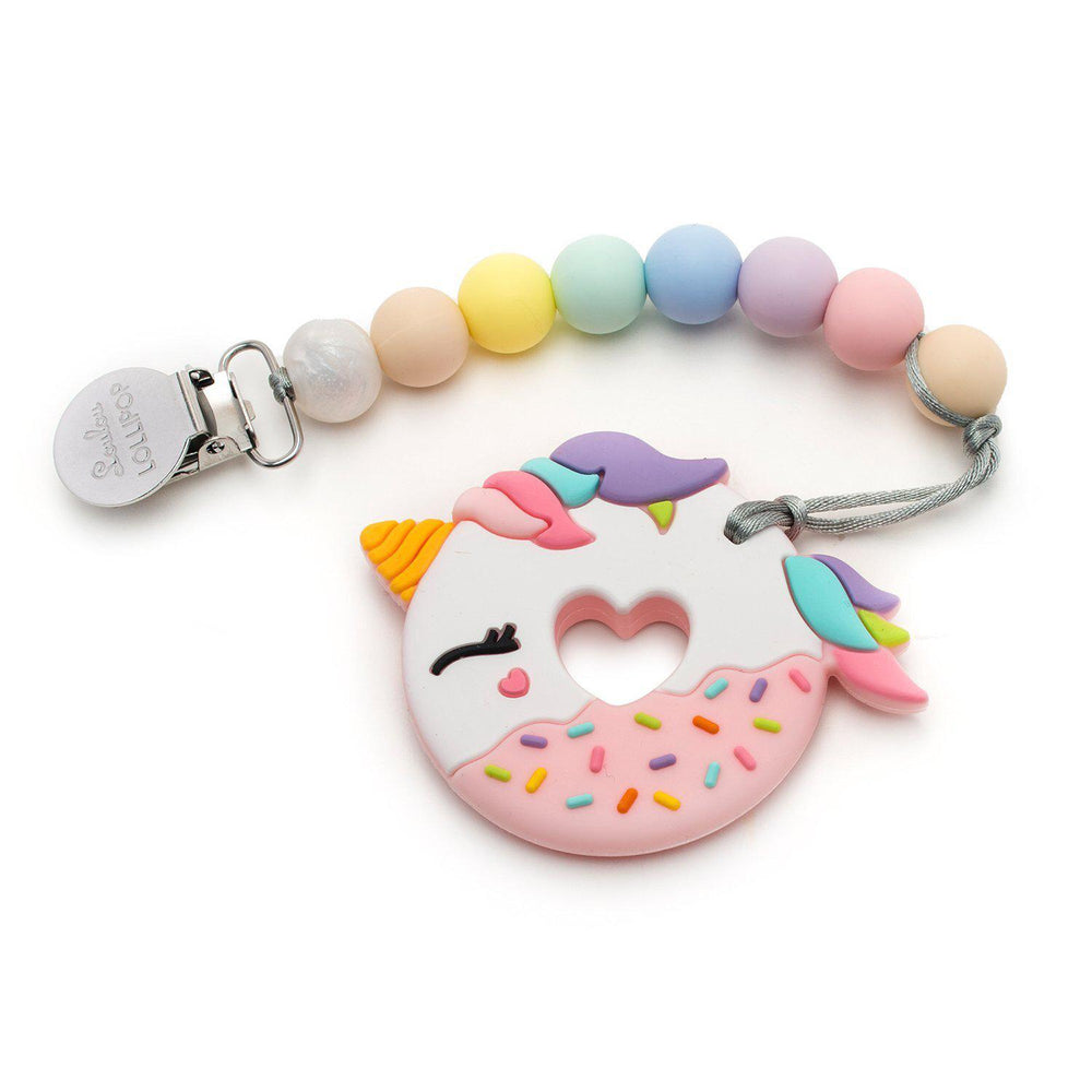 Loulou Lollipop, Baby - Teethers,  Loulou LOLLIPOP - Teether Set - Pink Unicorn Donut