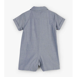 Hatley, Baby Boy Apparel - Rompers,  Hatley Chambray Anchor Baby Woven Romper