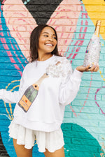 White Popping Champagne Shirt - Eden Lifestyle