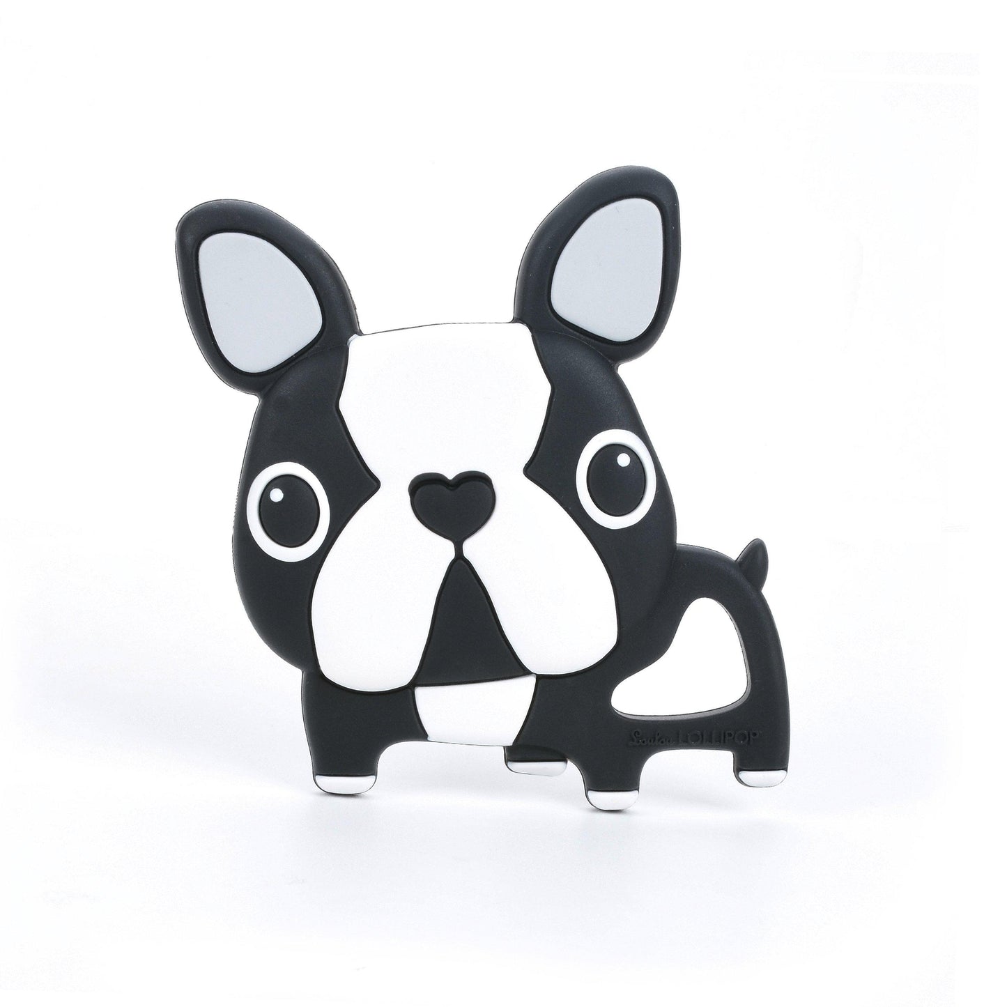 Loulou Lollipop, Baby - Teethers,  Loulou LOLLIPOP - Teether - Black Boston Terrier