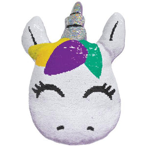Eden Lifestyle, Gifts - Kids Misc,  Unicorn Reversible Sequin Pillow