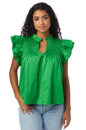Layla Top Bright Fern - Eden Lifestyle
