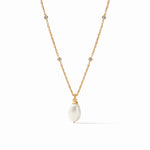 Julie Vos Marbella Solitaire Necklace Freshwater Pearl - Eden Lifestyle