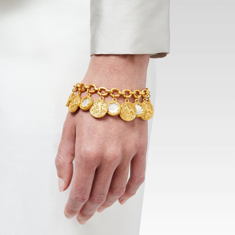 Julie Vos Trieste Coin Charm Bracelet - Eden Lifestyle