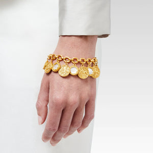 Julie Vos Trieste Coin Charm Bracelet - Eden Lifestyle