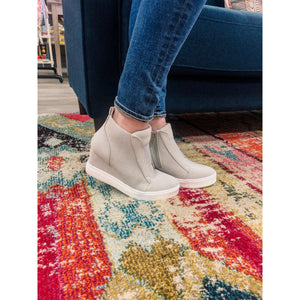 Eden Lifestyle, Shoes - Women,  Grey Wedge Sneaker