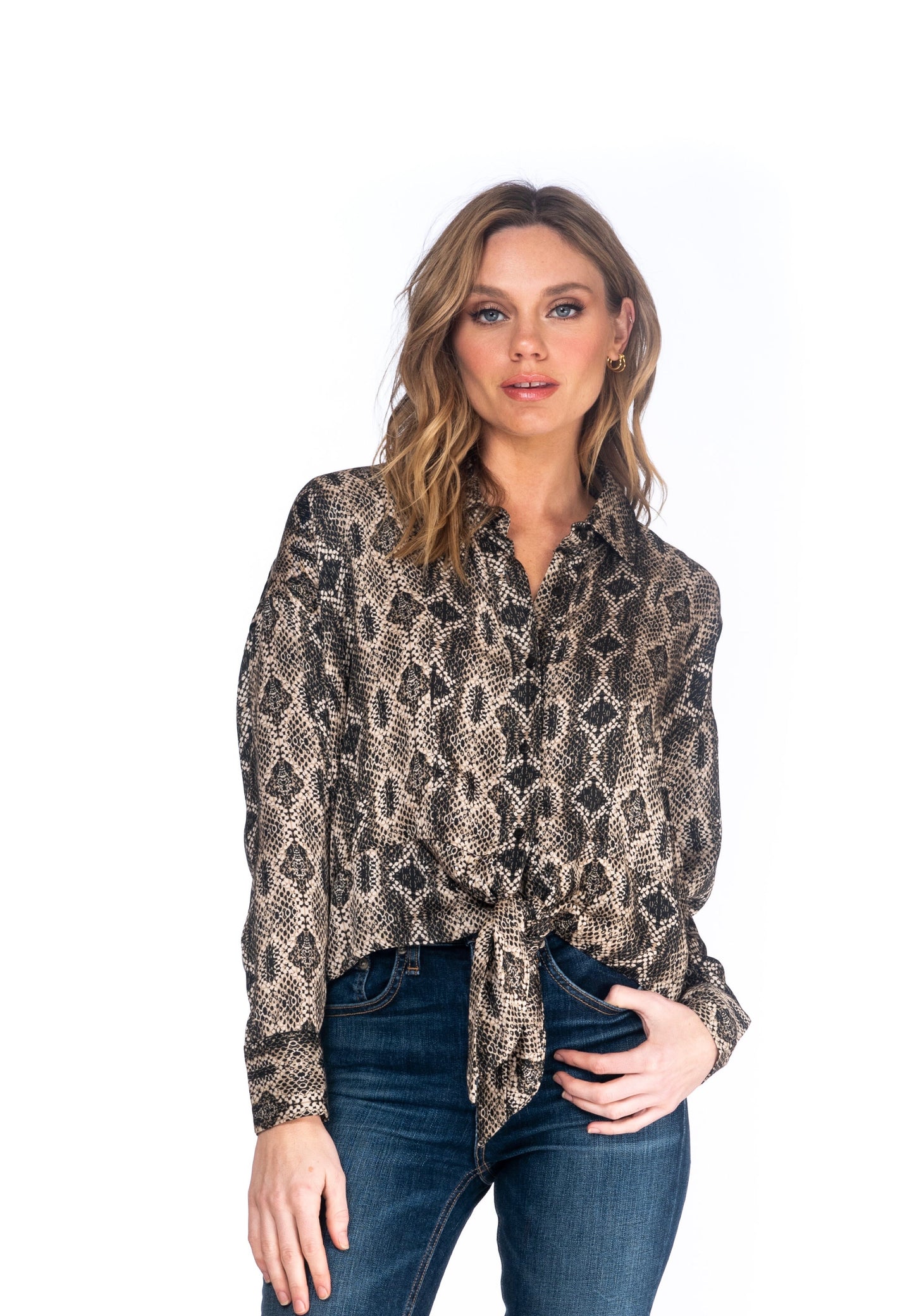 Mahila, Women - Shirts & Tops,  Jude Snake Top