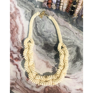 Eden Lifestyle, Accessories - Jewelry,  Ivory Statement Necklace