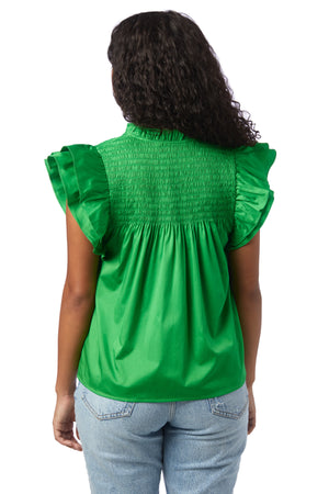 Layla Top Bright Fern - Eden Lifestyle
