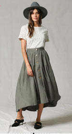 Eden Lifestyle, Women - Skirts,  Olive Maxi Skirt