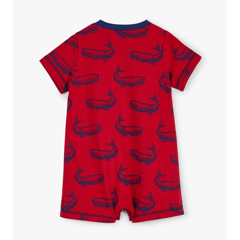 Hatley, Baby Boy Apparel - Rompers,  Hatley Whale Pod Baby Romper