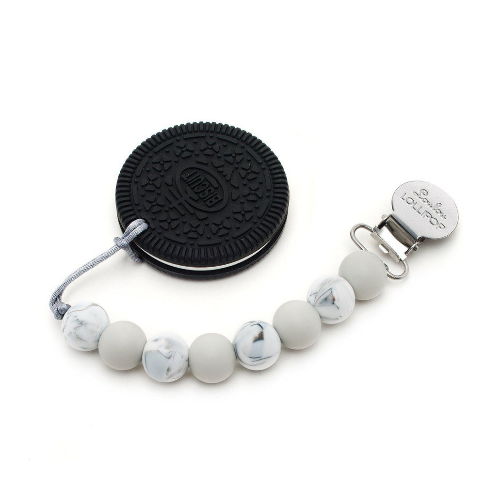 Loulou Lollipop, Baby - Teethers,  Loulou LOLLIPOP - Teether Set - Cookie Gray