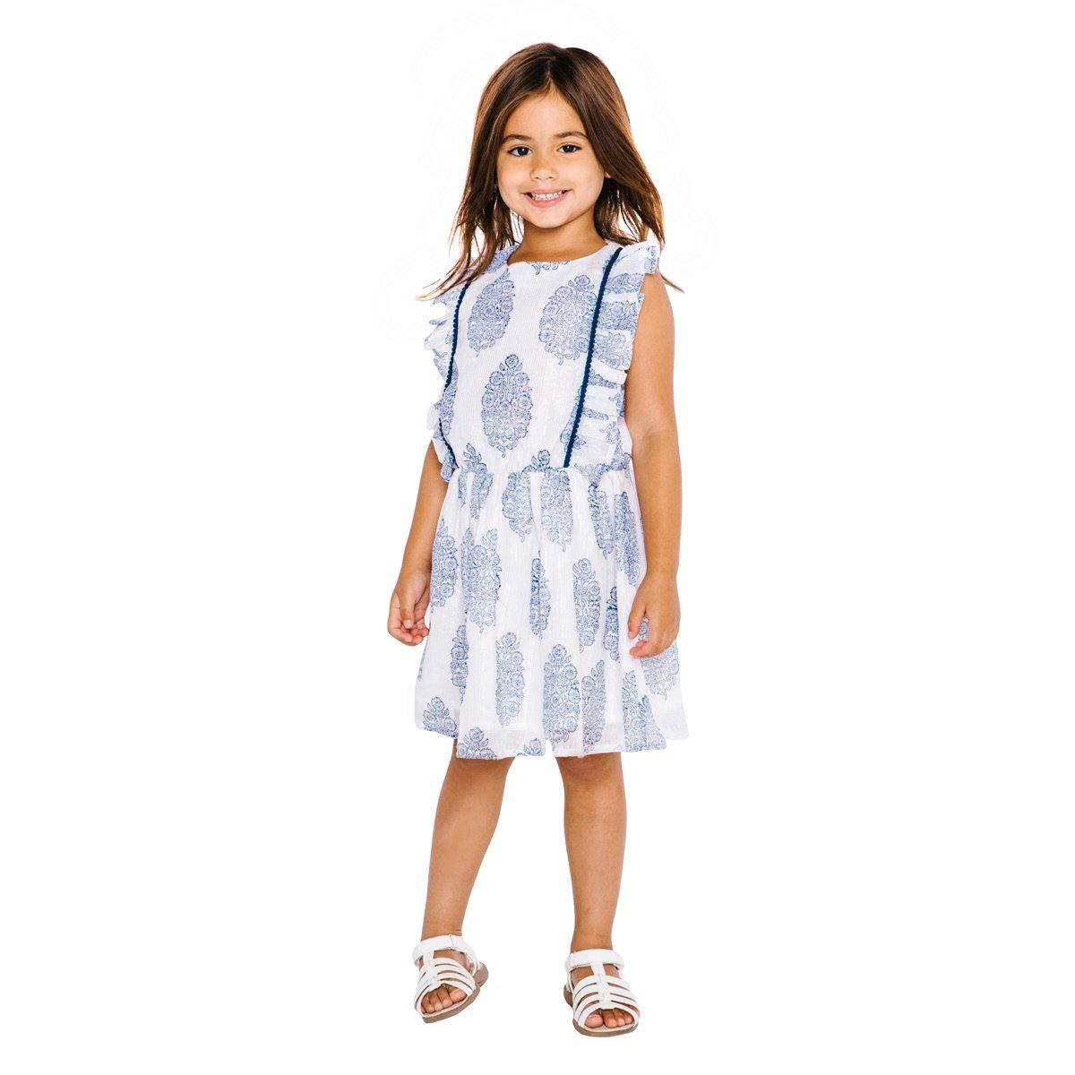 Masala Baby, Girl - Dresses,  Masala Baby Fantasia Dress Jiya Blue