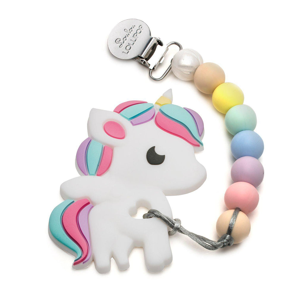 Loulou Lollipop, Baby - Teethers,  Loulou LOLLIPOP - Teether Set - Rainbow Unicorn