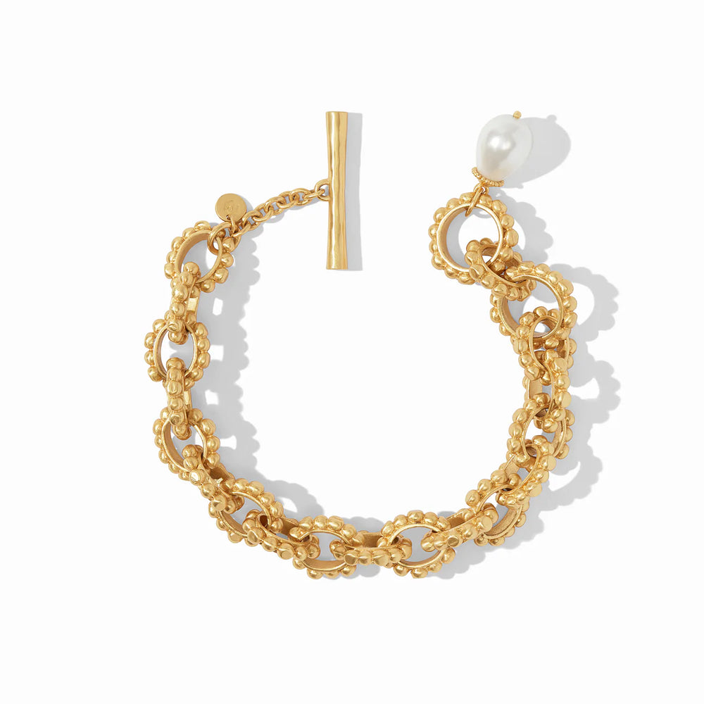 Julie Vos Marbella Link Bracelet Freshwater Pearl - Eden Lifestyle