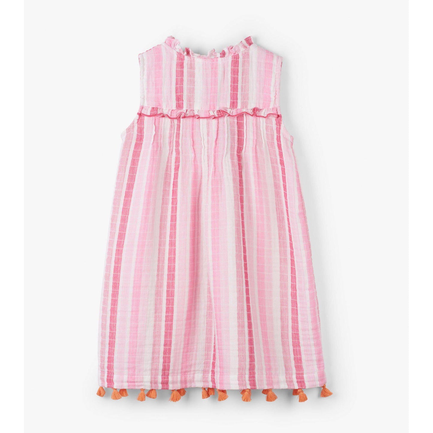 Hatley, Girl - Dresses,  Hatley Floral Stripes Pin Tuck Dress