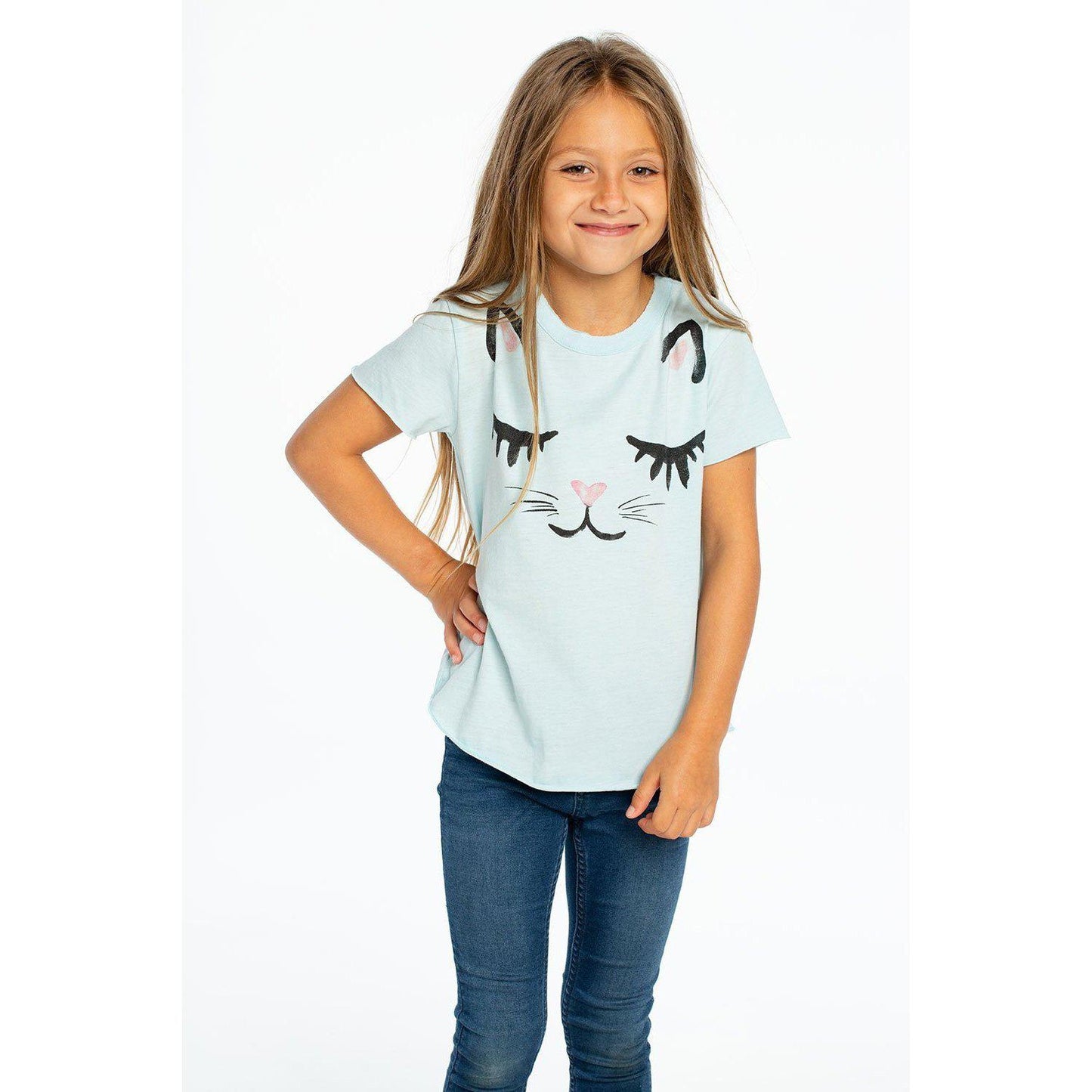 Chaser, Girl - Tees,  Chaser Girls Rainbow Kitty Tee