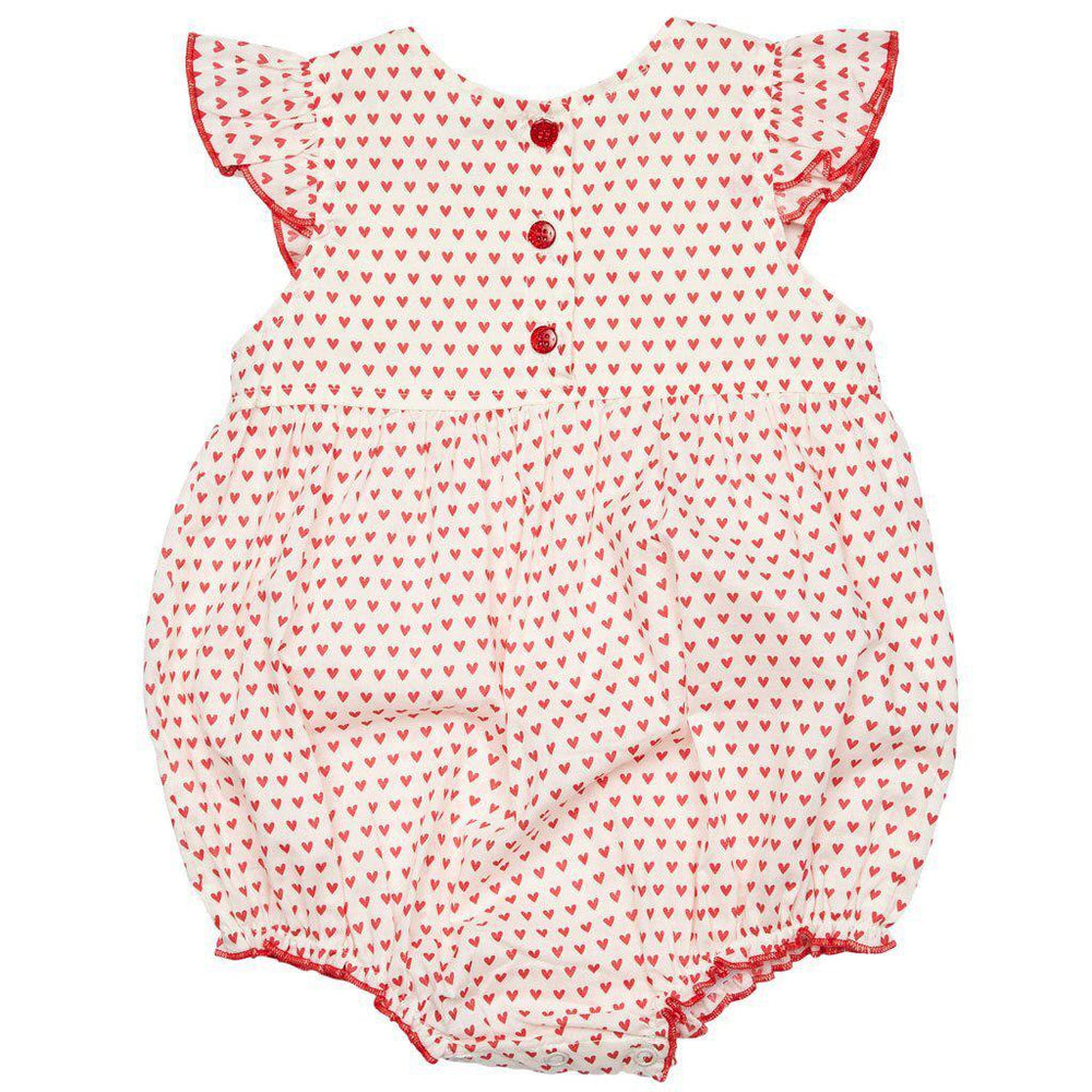 Pink Chicken, Baby Girl Apparel - Rompers,  Pink Chicken Goldie Bubble