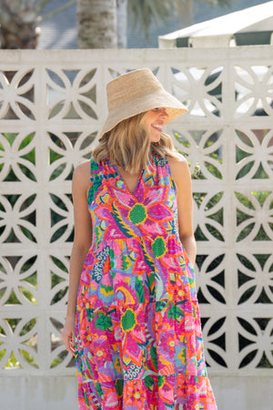 Wesley Dress Heat Waves - Eden Lifestyle