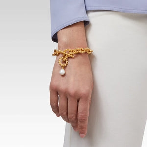 Julie Vos Marbella Link Bracelet Freshwater Pearl - Eden Lifestyle