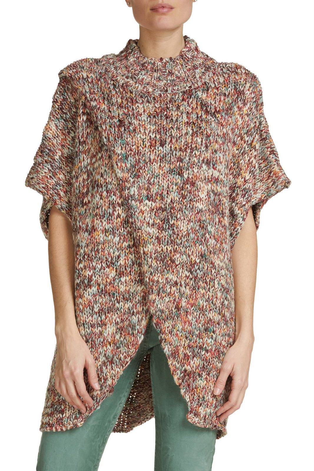 Elan International, Women - Outerwear,  Multi Rose Sweater