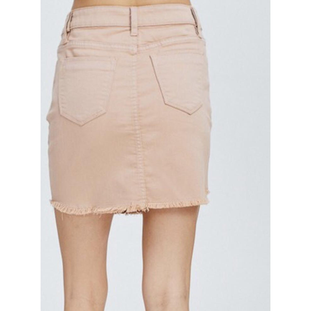 Eden Lifestyle, Women - Denim,  5 Pocket Stone Denim Skirt