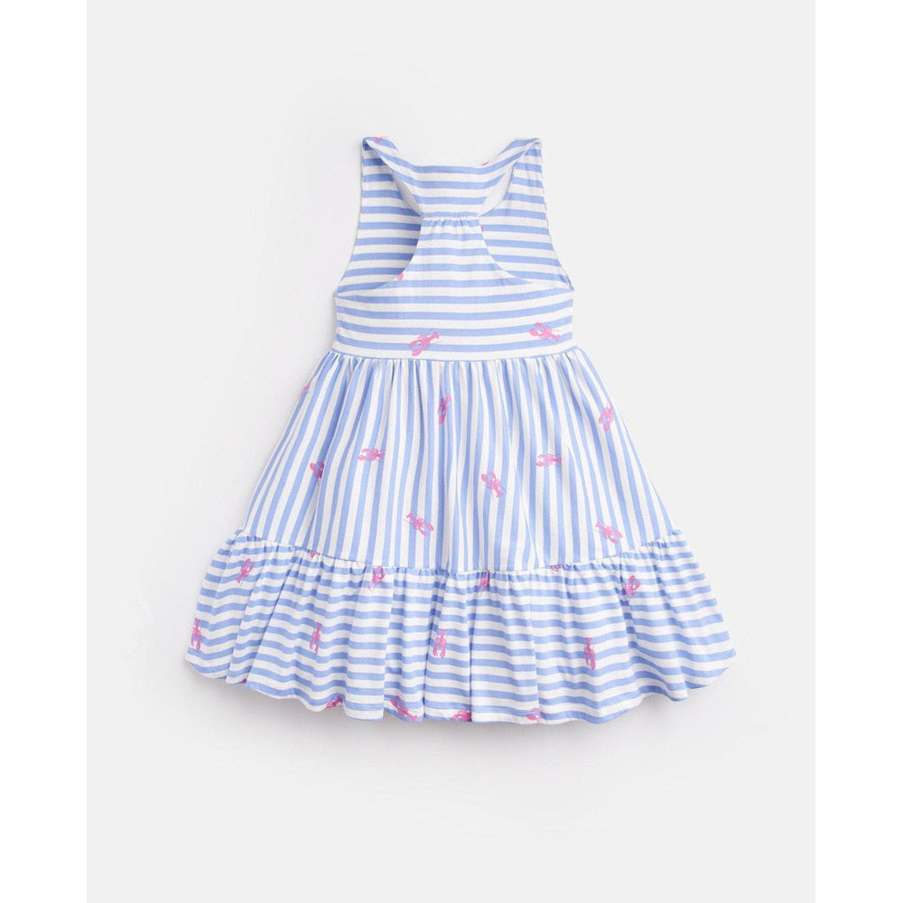 Joules, Girl - Dresses,  Joules Juno Peplum Midi Dress - Blue Lobster