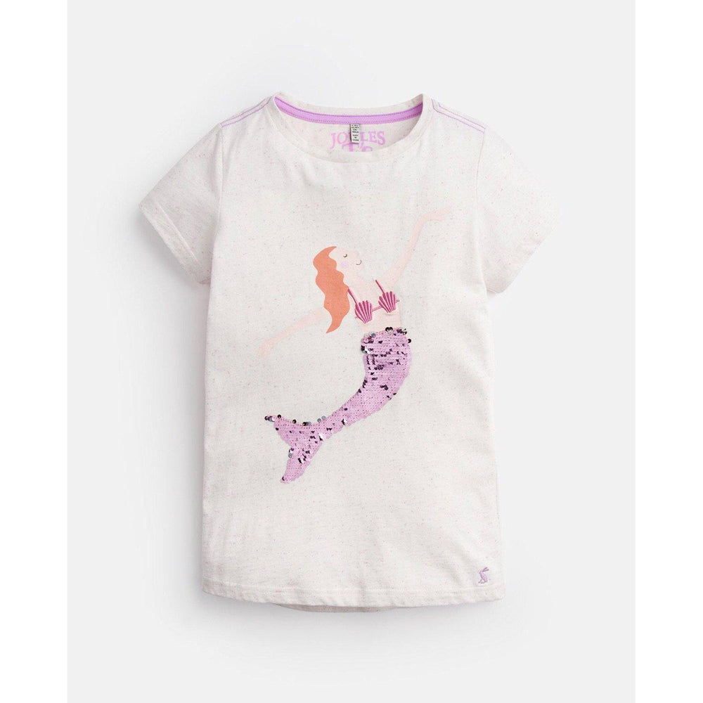 Joules, Girl - Shirts & Tops,  Joules Astra Pink Sequin Mermaid Top