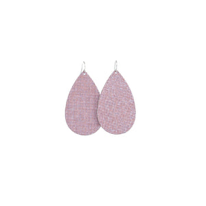 Hue & Hyde, Accessories - Jewelry,  Pretty in Pink Leather Earrings